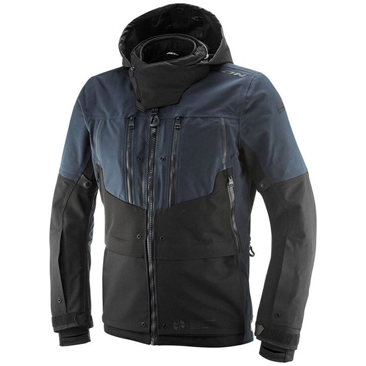 Giubbotto Moto Ixon ASGARD Blu Marino Nero