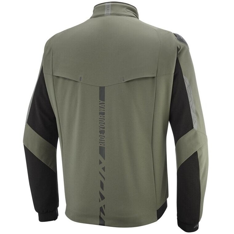 Giubbotto Giacca Moto Ixon PULSION Kaki Nero