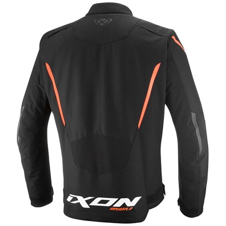 Giubbotto Giacca Moto Ixon STRIKER 2 Nero Arancione