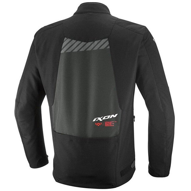 Giubbotto Moto Ixon TYR Nero Antracite Rosso Brillante
