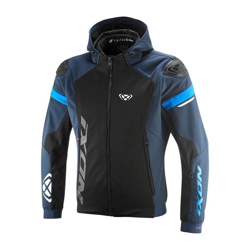 Giacca Giubbotto Moto Ixon PULSION AIR NERO/NAVY/BLU