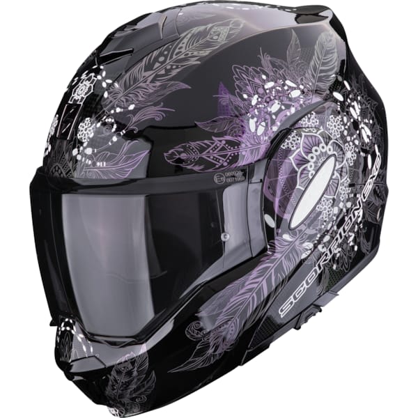 Casco Moto Modulare P/J SCORPION EXO-Tech Evo Dream Black Chameleon