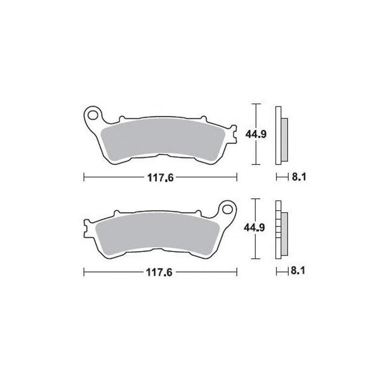 Pastiglie freno ANT HONDA SH 125-150-300/SUZUKI BURGMAN SIXTEEN