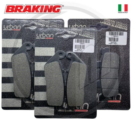 KIT PASTIGLIE FRENO BRAKING YAMAHA X-MAX 400 2012-2017 ANT+POST