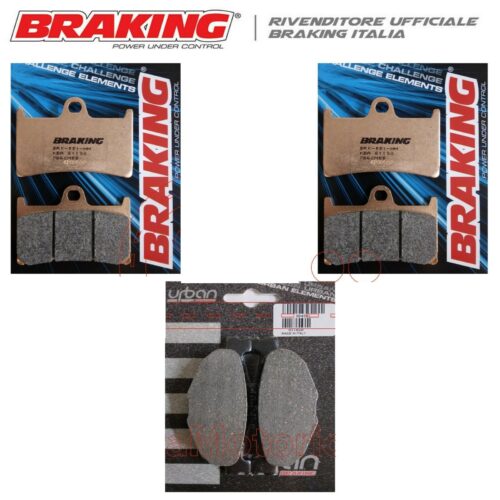 PASTIGLIE FRENO ANT+POST YAMAHA T-MAX TMAX 500 2008>2011 BRAKING
