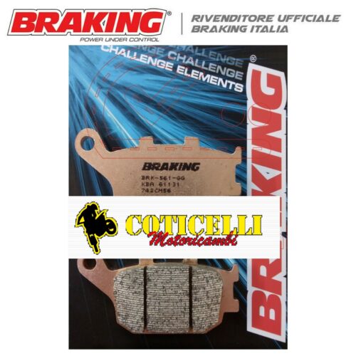 PASTIGLIE YAMAHA YZF R1 1000 2004 >2008 (POSTERIORI SINT. BRAKING)