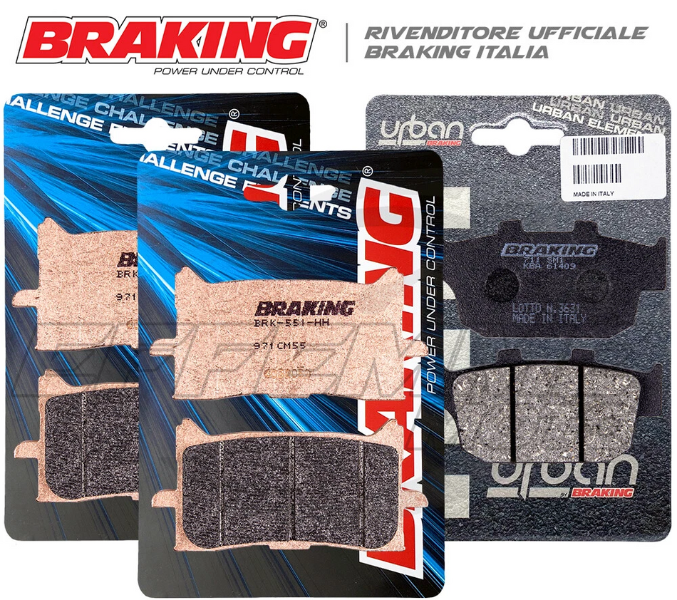 Pastiglie HONDA CB 650 R Abs 2024 2025 (Kit Ant. + Post. BRAKING)