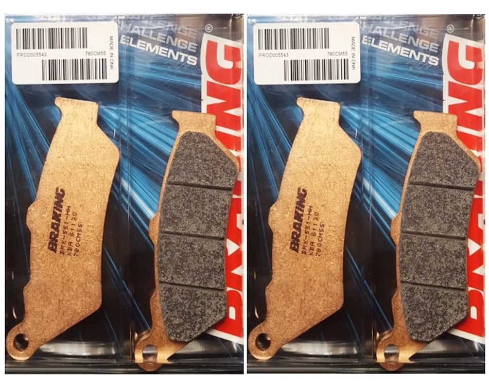 Braking Pastiglie Freno Ant. Sinterizzate per CF MOTO MT 650 23>25