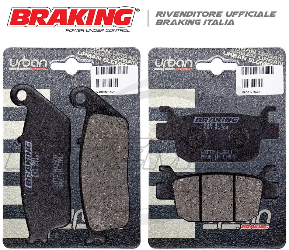 Pastiglie HONDA Forza 350 Abs 2021 >2025 (Kit Ant.+ Post. BRAKING)