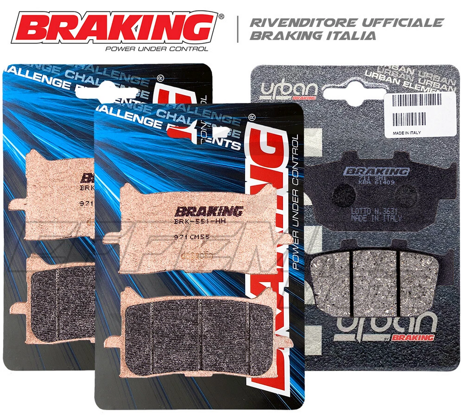 Pastiglie HONDA Forza 750 2020 > 2025 Kit Ant. + Post. BRAKING