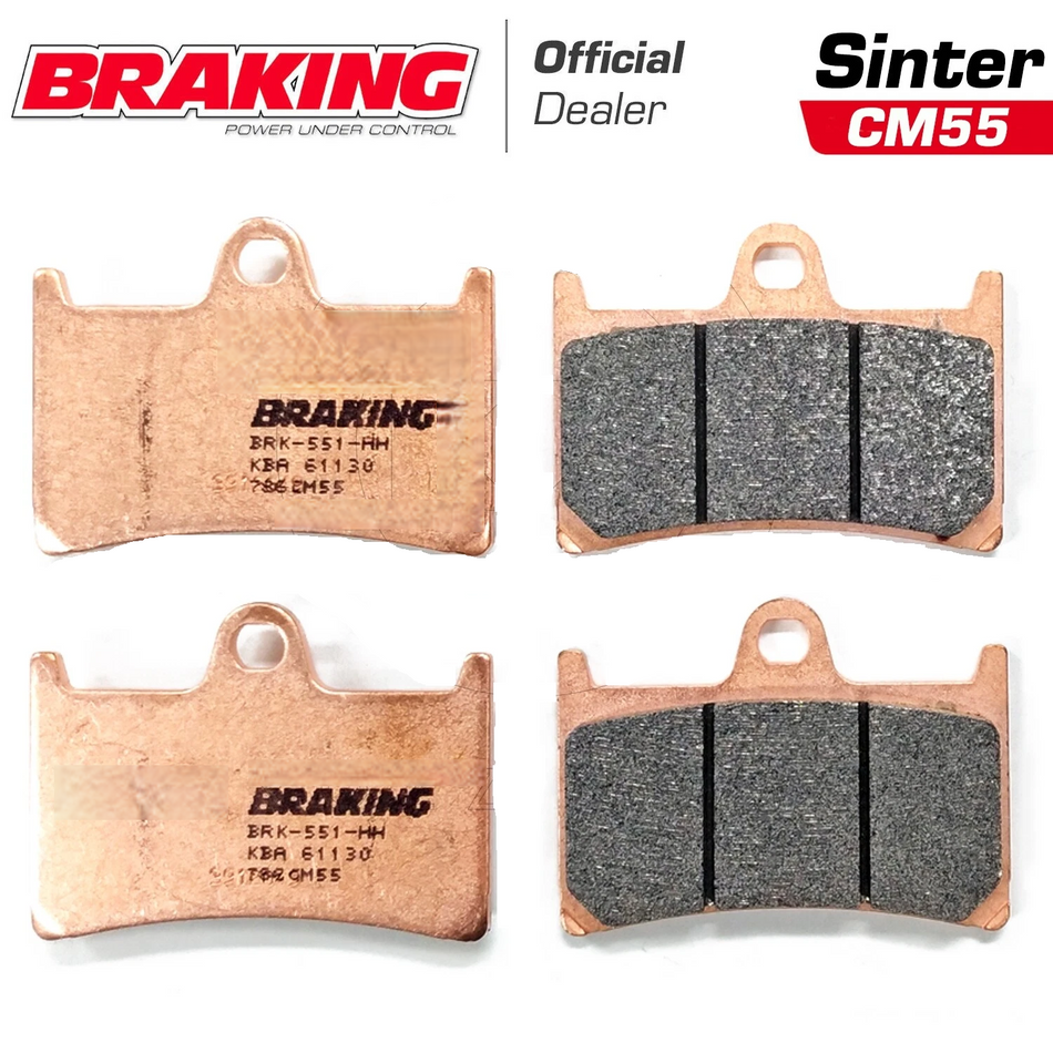 Pastiglie freno ANT BRAKING SINTER PER TMAX 500 08>11 /TMAX 530 12>18
