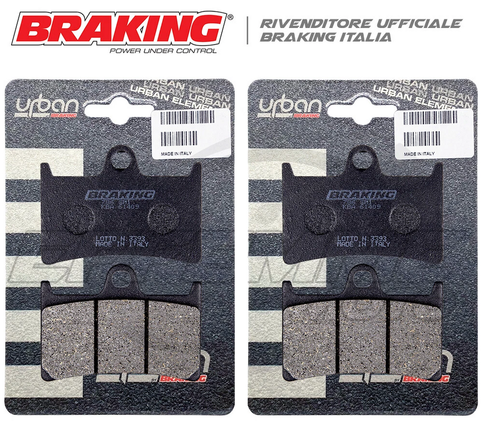 Pastiglie YAMAHA Tracer 9 /GT / GT+ 2022 >2024 (Kit Anteriori BRAKING)