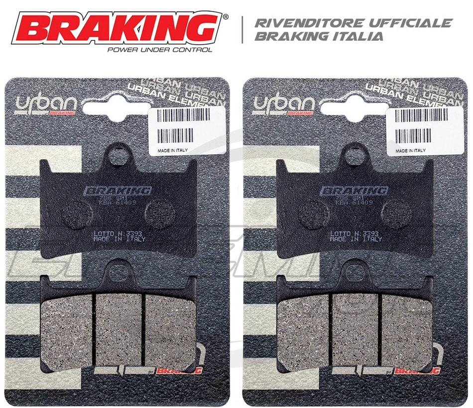 Pastiglie YAMAHA XSR 700 2023 >2025 (Kit Anteriori BRAKING)