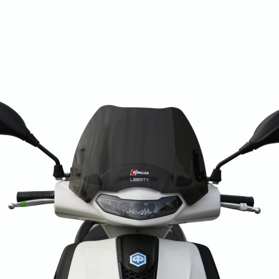 Cupolino basso sportivo fumè PIAGGIO Liberty S 50-125-150 anno 2025