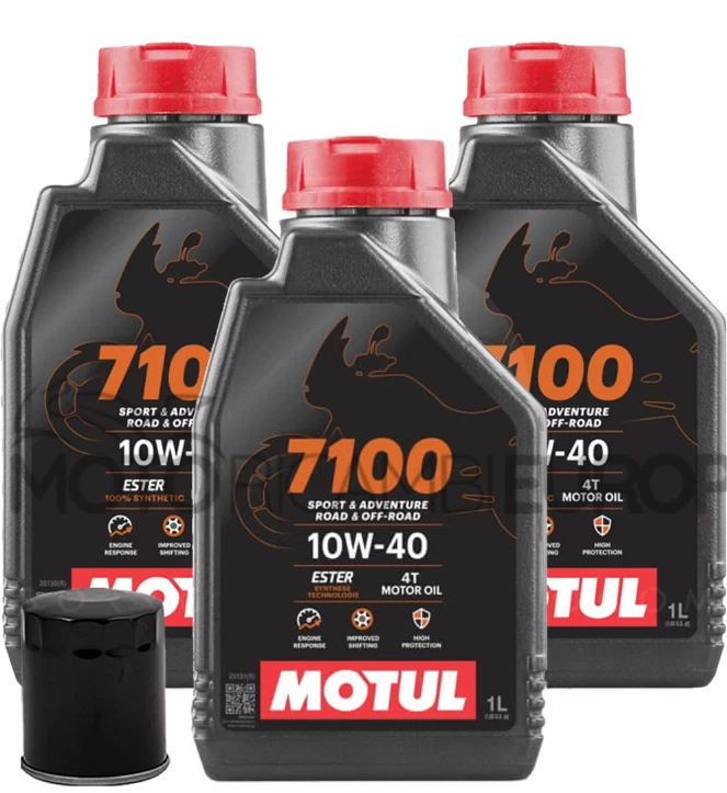 KIT TAGLIANDO YAMAHA TRACER 900 MT-09 ABS 2018 MOTUL 7100 10W40 FILTRO OLIO