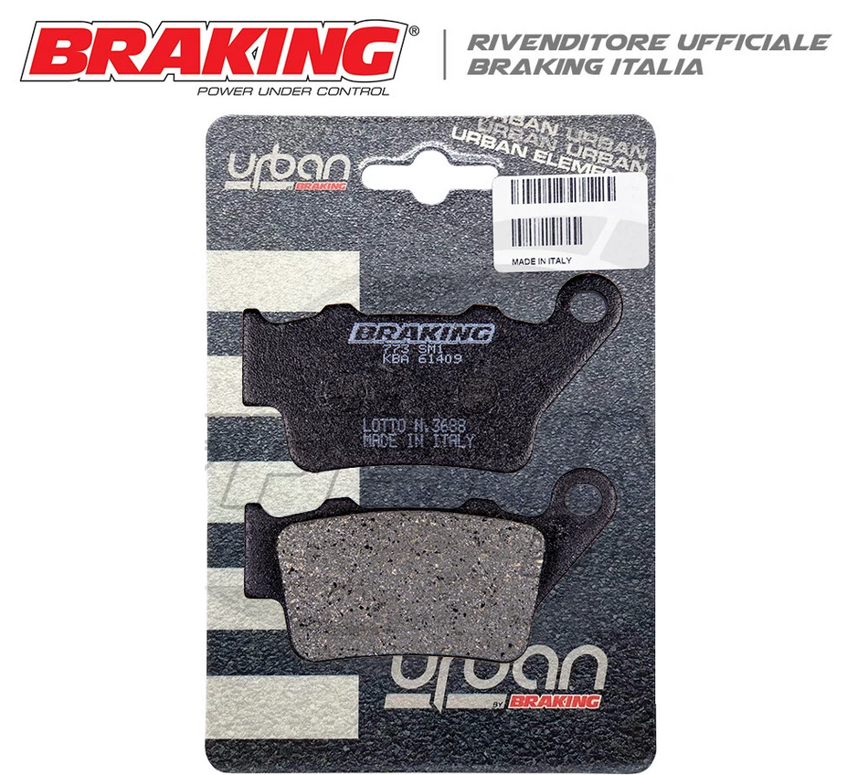 Pastiglie BMW C 350 X / GT 2018 > 2024 Posteriori BRAKING
