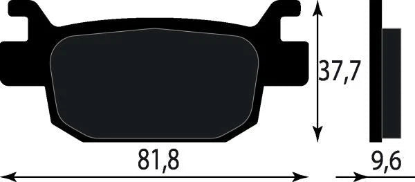 Pastiglie freno POSTERIORE BRAKING 908SM1 BENELLI LEONCINO TRK 502 X