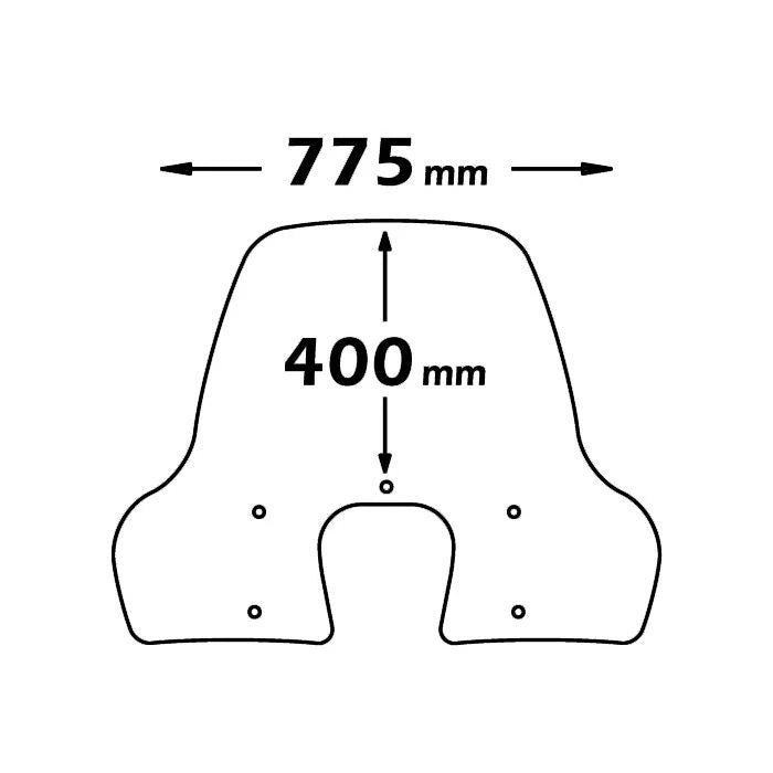 PARABREZZA CLASSIC PER PIAGGIO BEVERLY 125/300