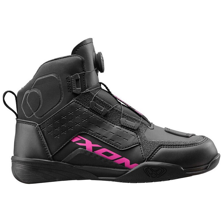 Scarpe Moto Donna Ixon VYPER WP LADY Nero Fucsia