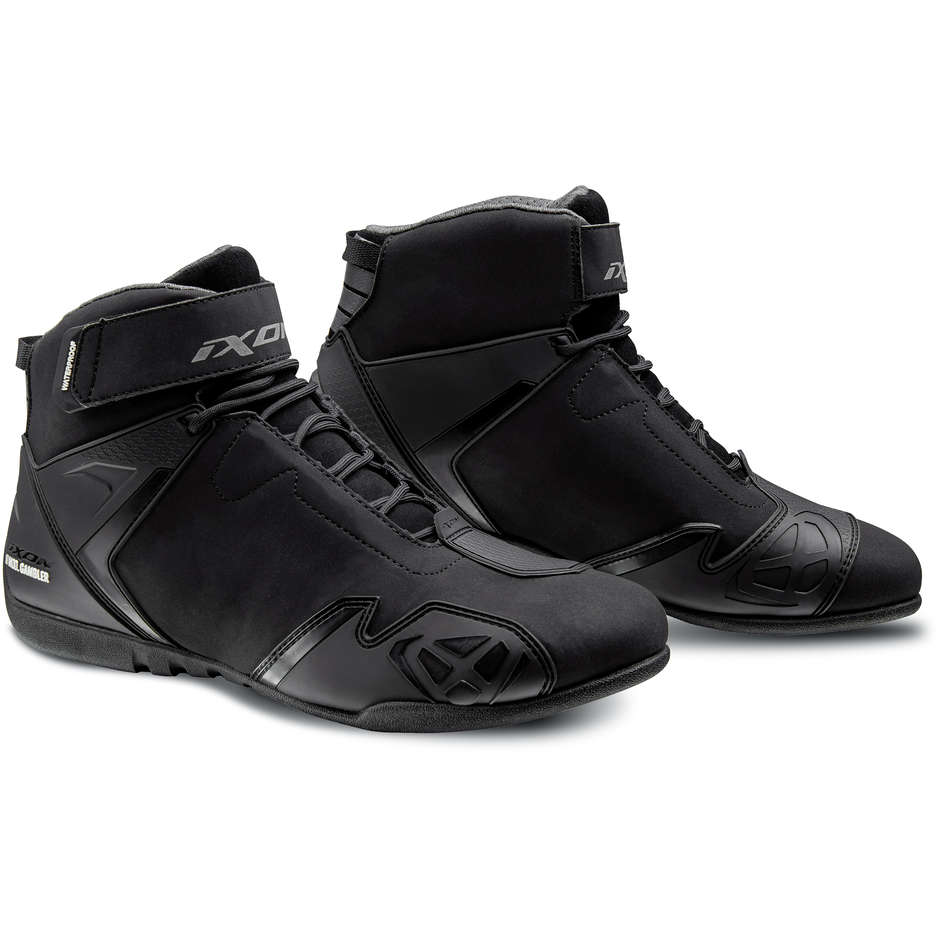 Scarpe Moto Tecniche Sportive Ixon GAMBLER WP Nero