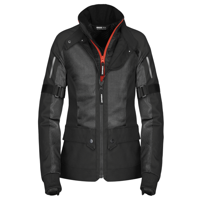 Giacca Donna in Tessuto Spidi Net H2Out Lady Nero Ghiaccio/ Nero