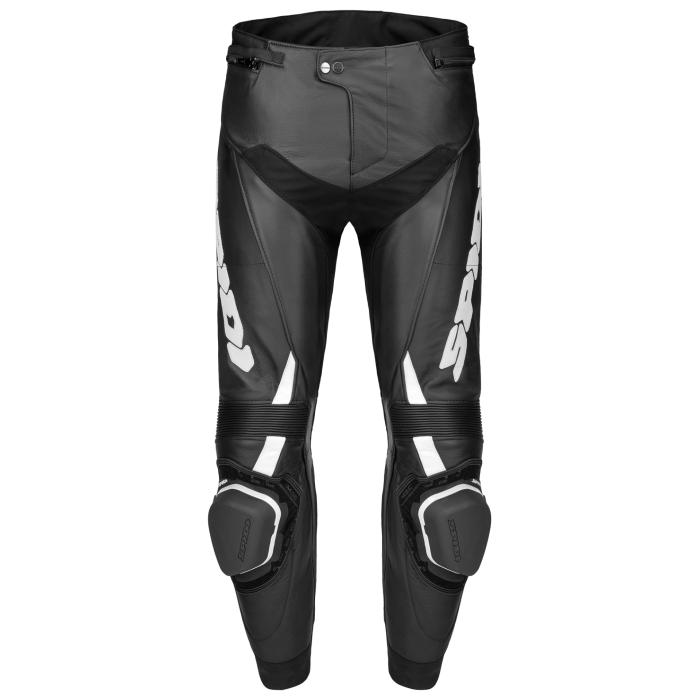 Pantaloni in Pelle Spidi Rr Pro 2 Nero / Nero Bianco