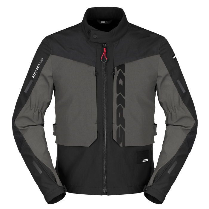 Giacca In Tessuto Spidi Terran Nero Ardesia