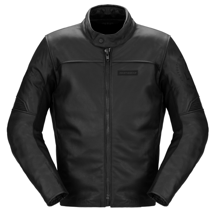 Giacca in Pelle Spidi Genesis Nero/ Nero-Rosso/Nero-Bianco