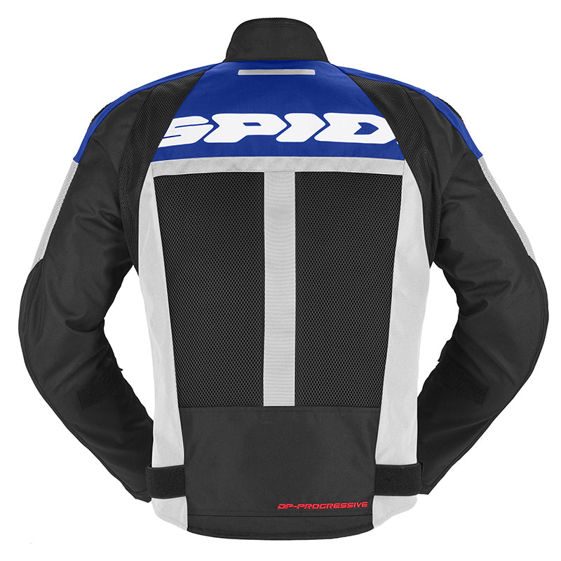 Giacca in Tessuto Spidi Progressive Net Windout Nero Blu