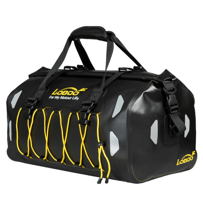 Borsa da viaggio LOBOO TPU BWB50TBK da 50 litri con Chiusura Magnetica a Rotolo e Separazione Bagnato/Asciutto