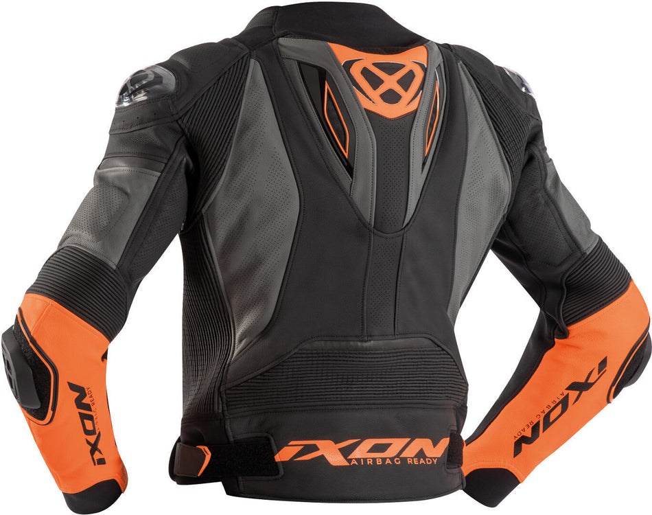 IXON GIACCA PELLE VENDETTA EVO ARANCIONE